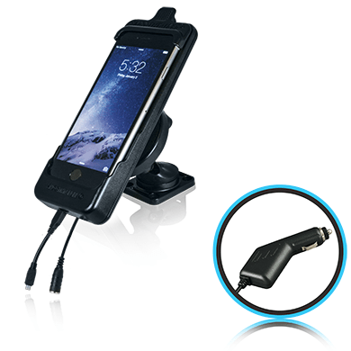 SmoothTalker Cradle BTHAL72MFCA - Apple iPhone 8Plus | 7Plus - Dashmount - Cig Lighter Charging - Point to Point Distributions