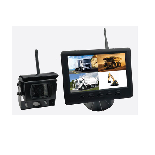 SMART PARK CCS704WHD HIGH DEFINITION COMMERCIAL WIRELESS QUAD MONITOR AND CAMERA SYSTEM