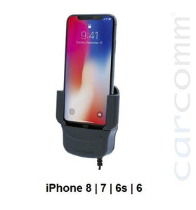 Carcomm CMIC-108 Smartphone Cradle - Apple iPhone 8 | 7 | 6S | 6 - Point to Point Distributions