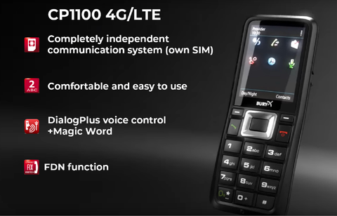 Truck Phone - Bury CP1100LTE 4G/LTE Truck Phone
