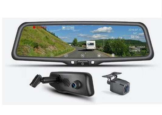 SMART PARK LCDM966DC HIGH DEFINITION MIRROR/MONITOR WITH INBUILT DVR