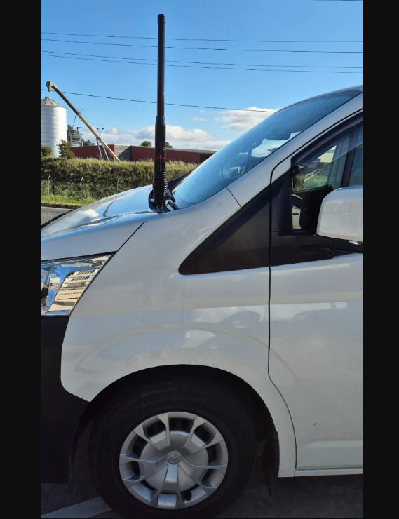 GMF4x4 BB-195P Toyota Hiace 2019-Current, Bonnet Cellular/UHF Antenna Bracket