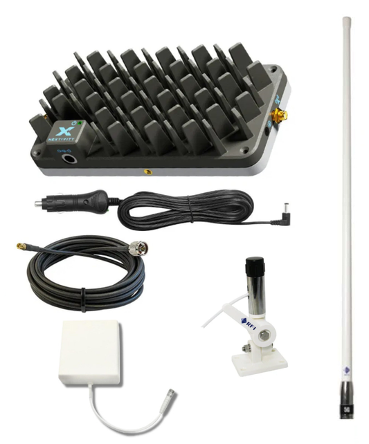Cel-Fi ROAM R41 Repeater for Caravan | Motorhome | Marine with RFI 6dBi Panel Antenna
