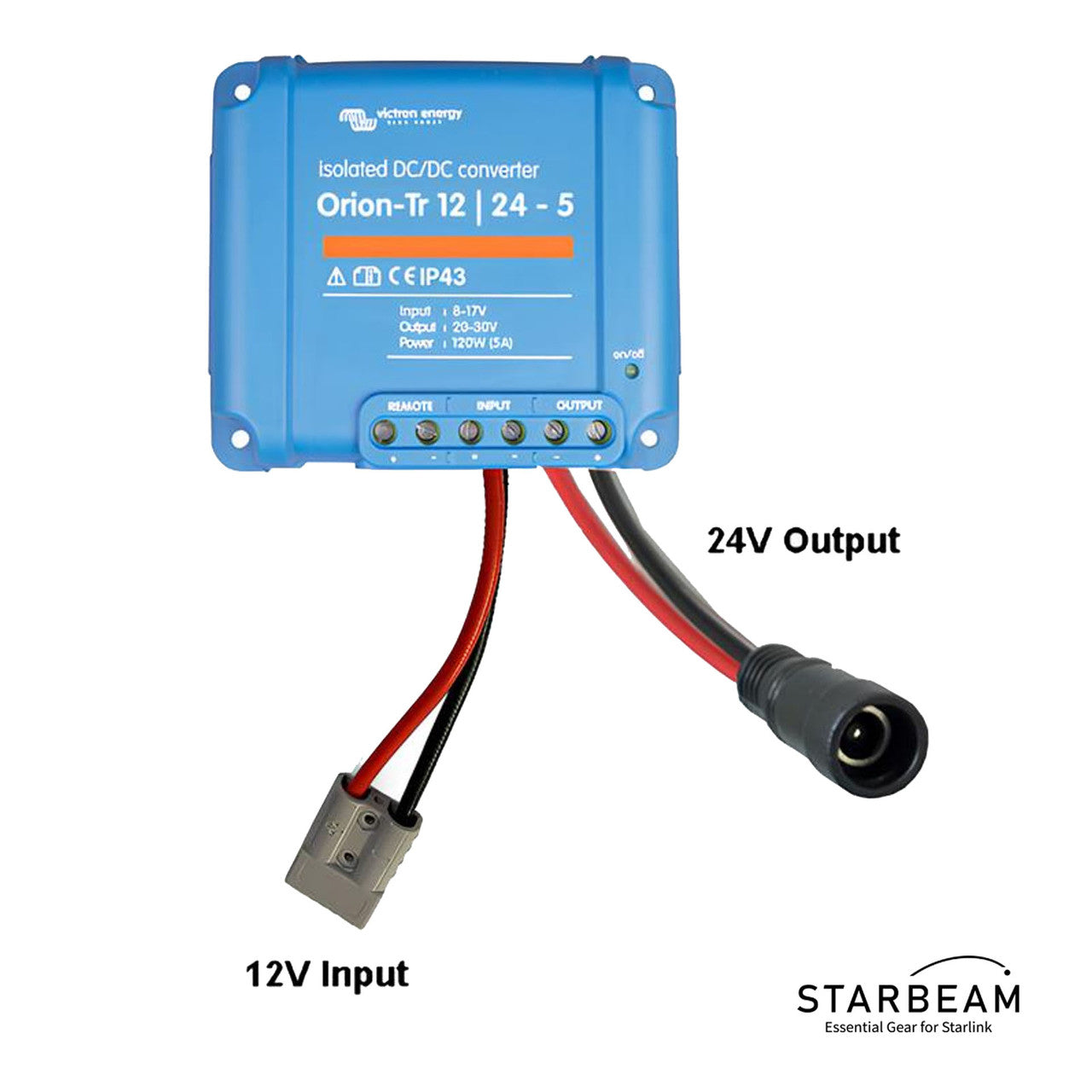Victron Starlink Mini 12V to 30V DC Power Supply with Anderson Plug