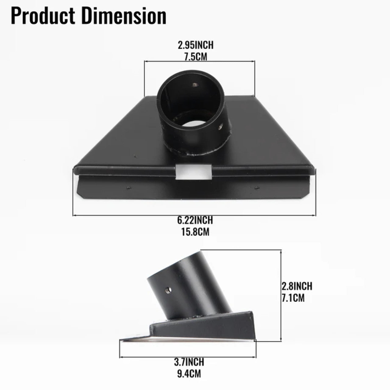 STARBEAM Starlink Mini Metal Pole Adapter for up to 39mm Pole