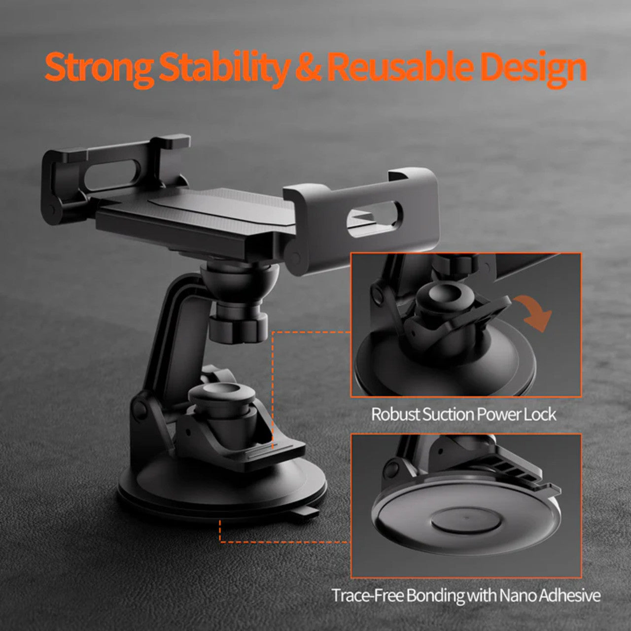 STARBEAM Starlink Mini Suction Cup Holder Mount