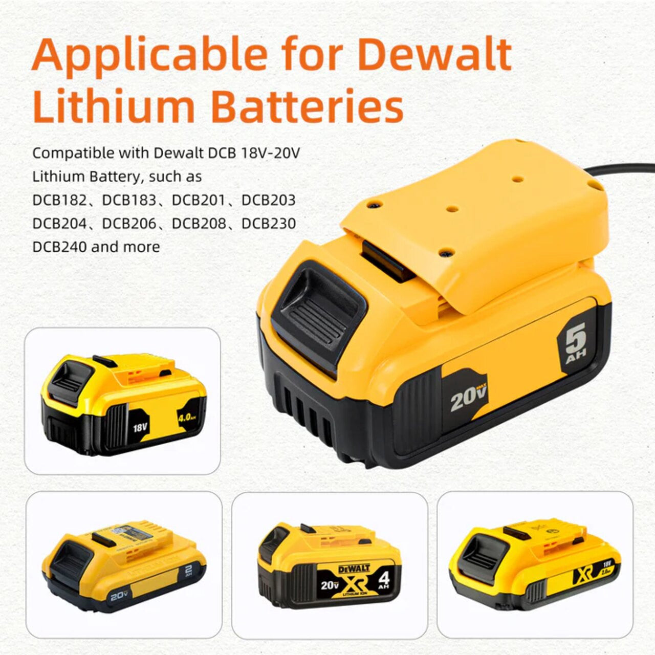 STARBEAM Starlink Mini Dewalt 18V Battery Adapter