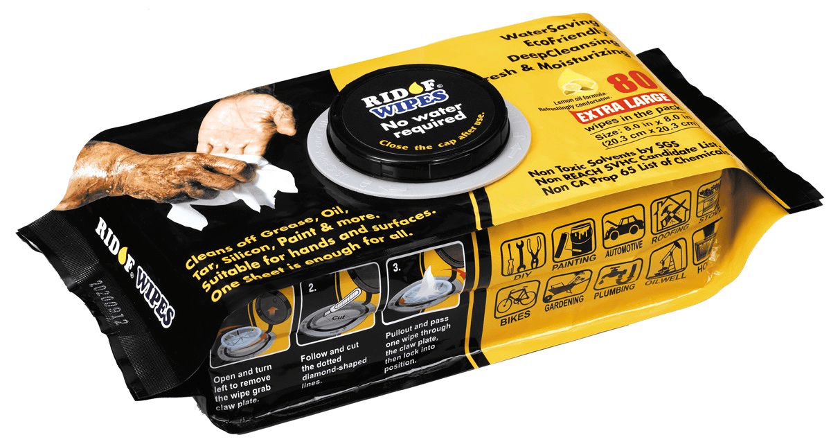 RIDOF®Wipes Hygienic & Santising Hand & Surface Cleaning Wipes - 80 Pack RIDOF Wipes DONZEE