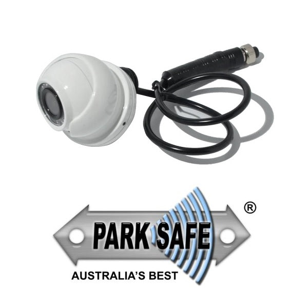 Parksafe 26-037 White Caravan / Motorhome Ball type IR Camera Camera with 4Pin Cable Conn.