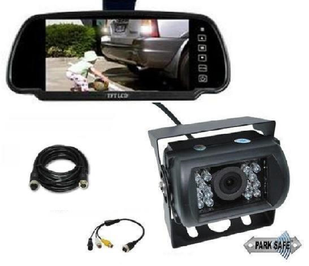 Parksafe 26-063 7" Replacement TFT/LCD Monitor + 4Pin Camera Combo Parksafe