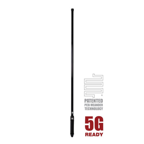 RFI CD8194-B 5G LTE 5.5dBi Collinear Antenna (698-3800 MHz); 5m SMA(M) - Black 675mm RFI