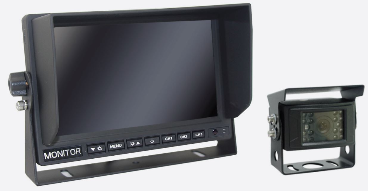 Smart Park CCS703 7" Commercial Camera System - 7" LCD 3 Input control module w/ CAM155 & 20M ext cable Smart Park