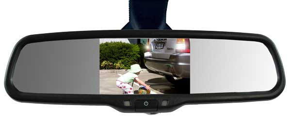 Parksafe CD-CM070 4.3″ Replacement Mirror Monitor & Mini Stalk Camera Combo Parksafe