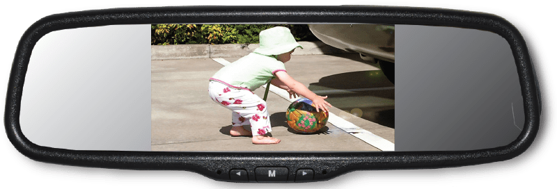 Parksafe CD-CM079 - 5″ Clip-On Mirror Monitor & Camera Combo Parksafe