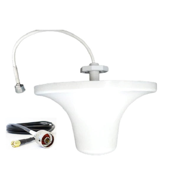 RFI DAS6938-SOC150-N DAS LTE Omni Directional Ceiling Antenna 698-3800 MHz, with 10M cable SMA RFI - PTP DISTRIBUTIONS