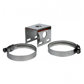 RFI BBM-3 Mounting Bracket Black - with Stainless Steel Hose Clamps RFI