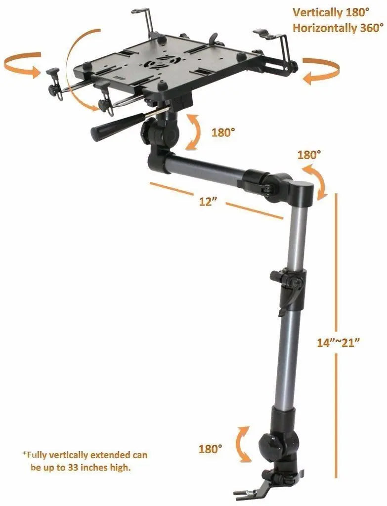 Mobotron MS-526 Heavy Duty Floor Mounted Telescopic Tablet Stand/Holder Mobotron