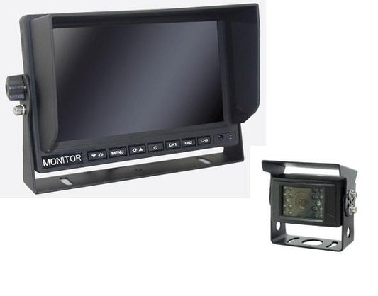 SMART PARK CCS503 7" COMMERCIAL CAMERA SYSTEM - 5" LCD 3 INPUT CONTROL MODULE W/ CAM155, REMOTE & 20M EXT CABLE