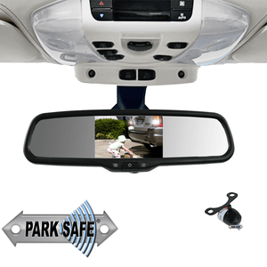 Parksafe CD-CM075 5″ Replacement Mirror Monitor & Mini Butterfly Camera Combo - Point to Point Distributions