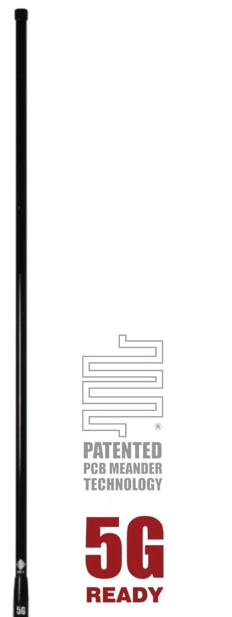 RFI CDR8195-B-WHIP 5G LTE 6.5DBI COLLINEAR ANTENNA (698-3800 MHZ); WHIP ONLY - BLACK