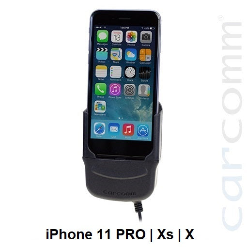 Carcomm CMIC-110 Smartphone Cradle - Apple iPhone X | Xs - Point to Point Distributions