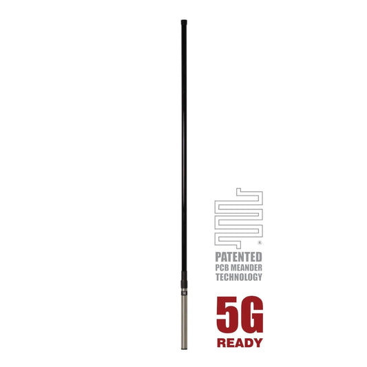 RFI COL8195 5G LTE 6.5dBi Collinear Antenna (698-3800 MHz); 10m SMA(M) - Black 965mm