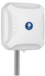 RFI LTE-XPOL-002-5G LTE 5G 2X2 MIMO DIRECTIONAL PANEL ANTENNA (698-3800 MHZ); 10M TWIN HFT195 SMA(M)