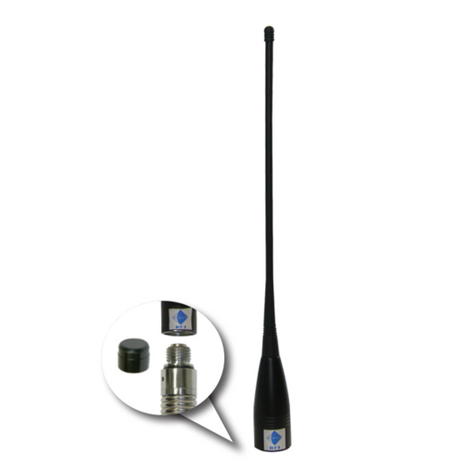 RFI CDQ34-71-00 UHF CB 4dBi Collinear 477MHz Antenna; Whip Only