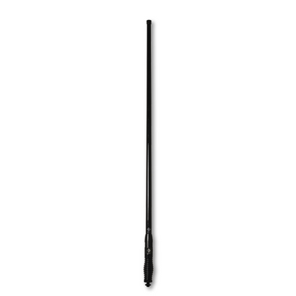 RFI CDQ5000-BL Q-Fit UHF CB 477Mhz Collinear Antenna - Black / Black Chrome Spring 1210mm
