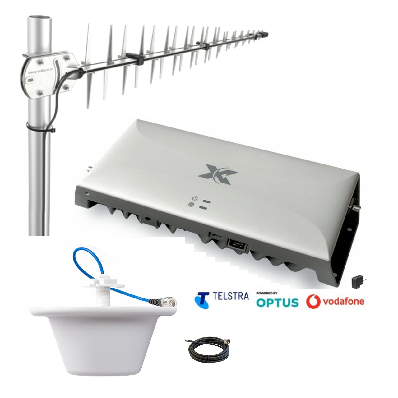 Cel-Fi GO G41 Building LPDA-7038 Antenna Pack including Ceiling Dome - Telstra | Optus | Vodafone