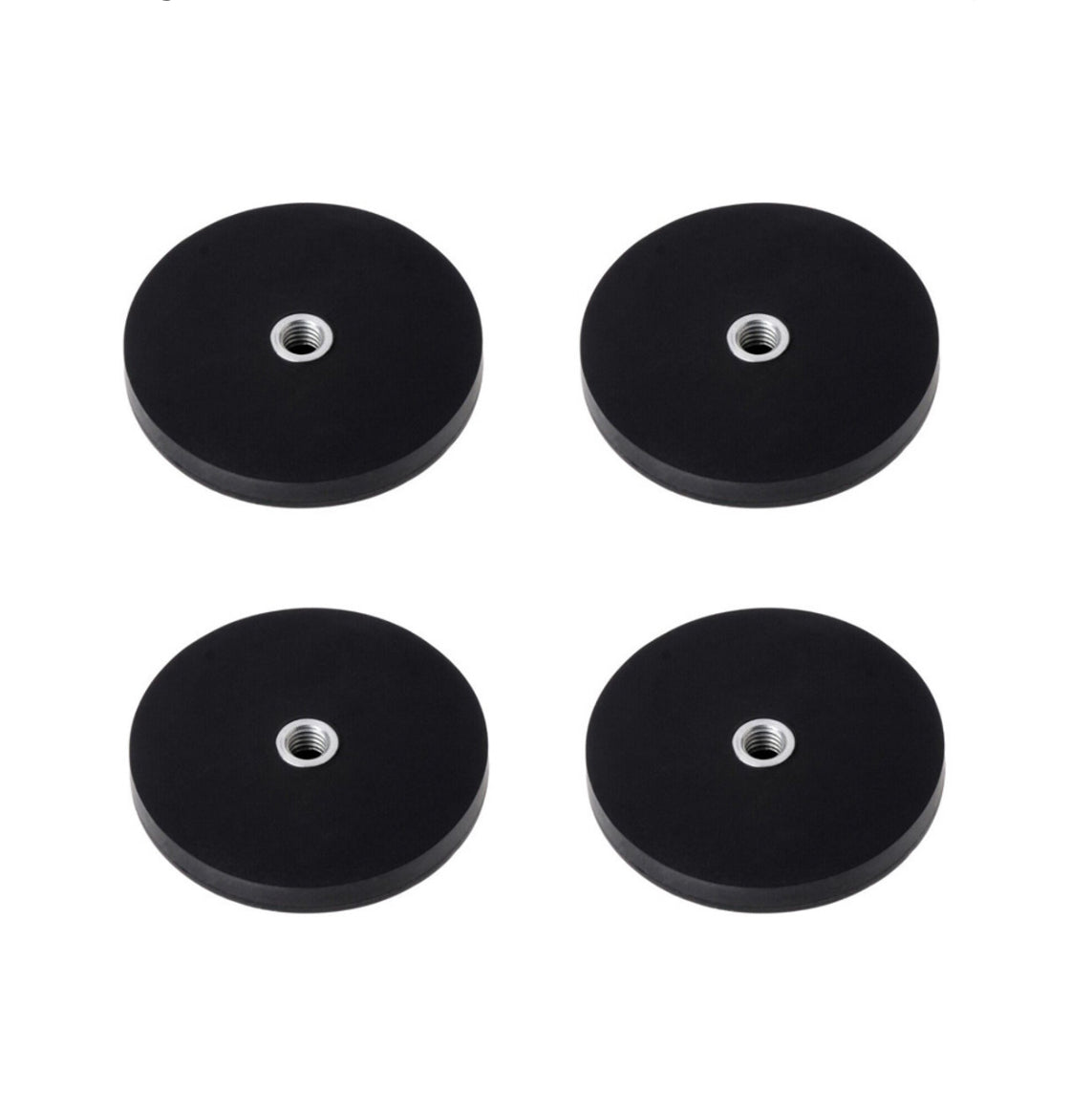 MAS-TR-00021 TRIO Starlink Mini White Speedmount and Rubber Coated Magnets Pack