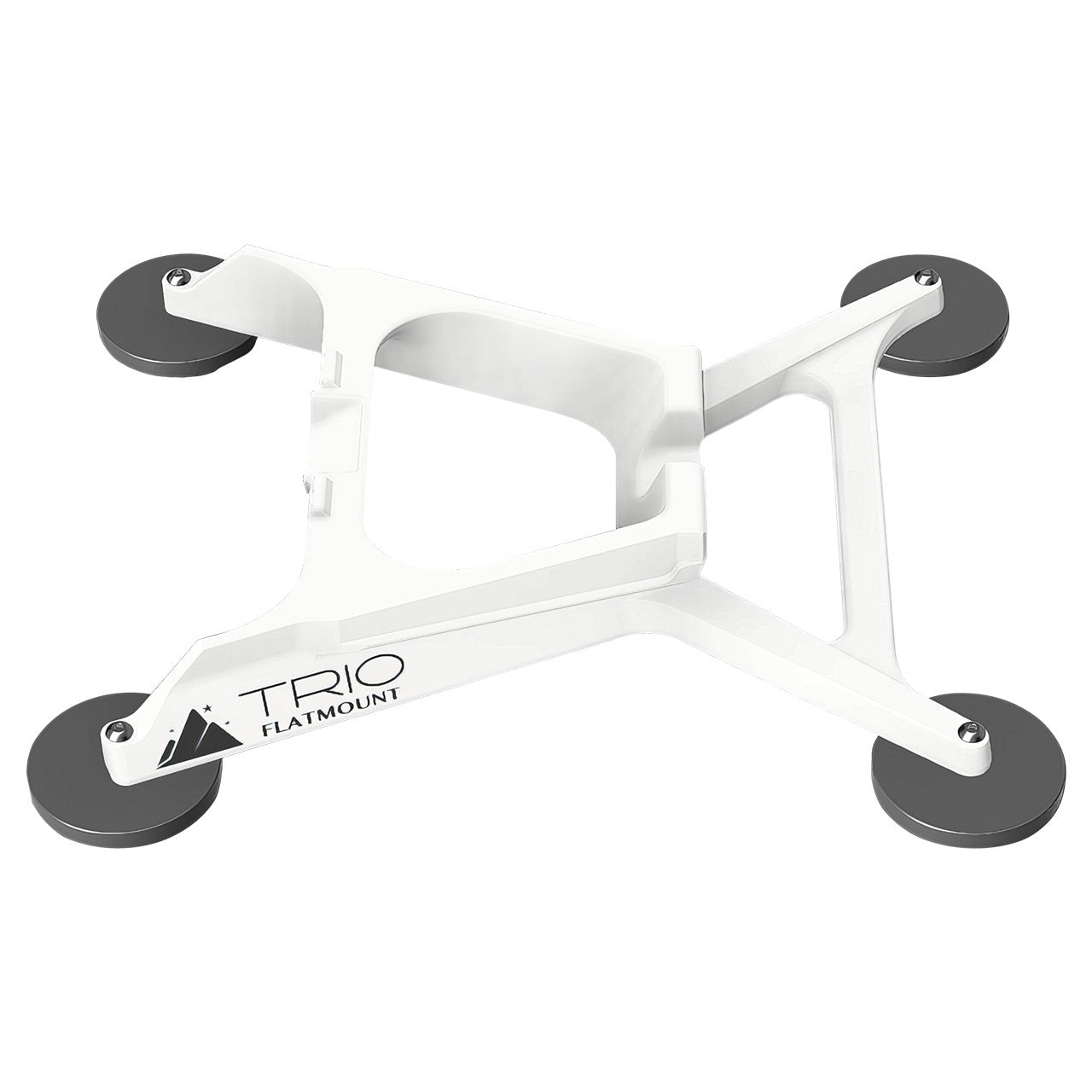 MAS-TR-00020 TRIO Starlink Mini White Flatmount and Rubber Coated Magnets Pack