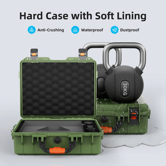 Starlink Mini Hard Protective Travel Case with Storage - Green