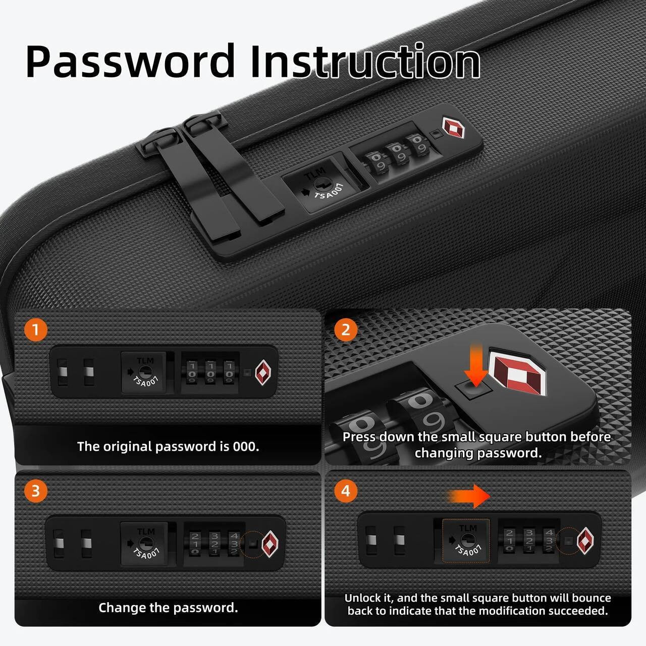 Starlink Mini Hard Shell Anti-theft Backpack with TSA Lock & USB Ports