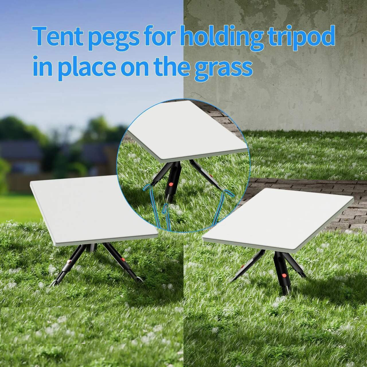 Starlink Mini 18cm Extendable Tripod with Adapter and Pegs