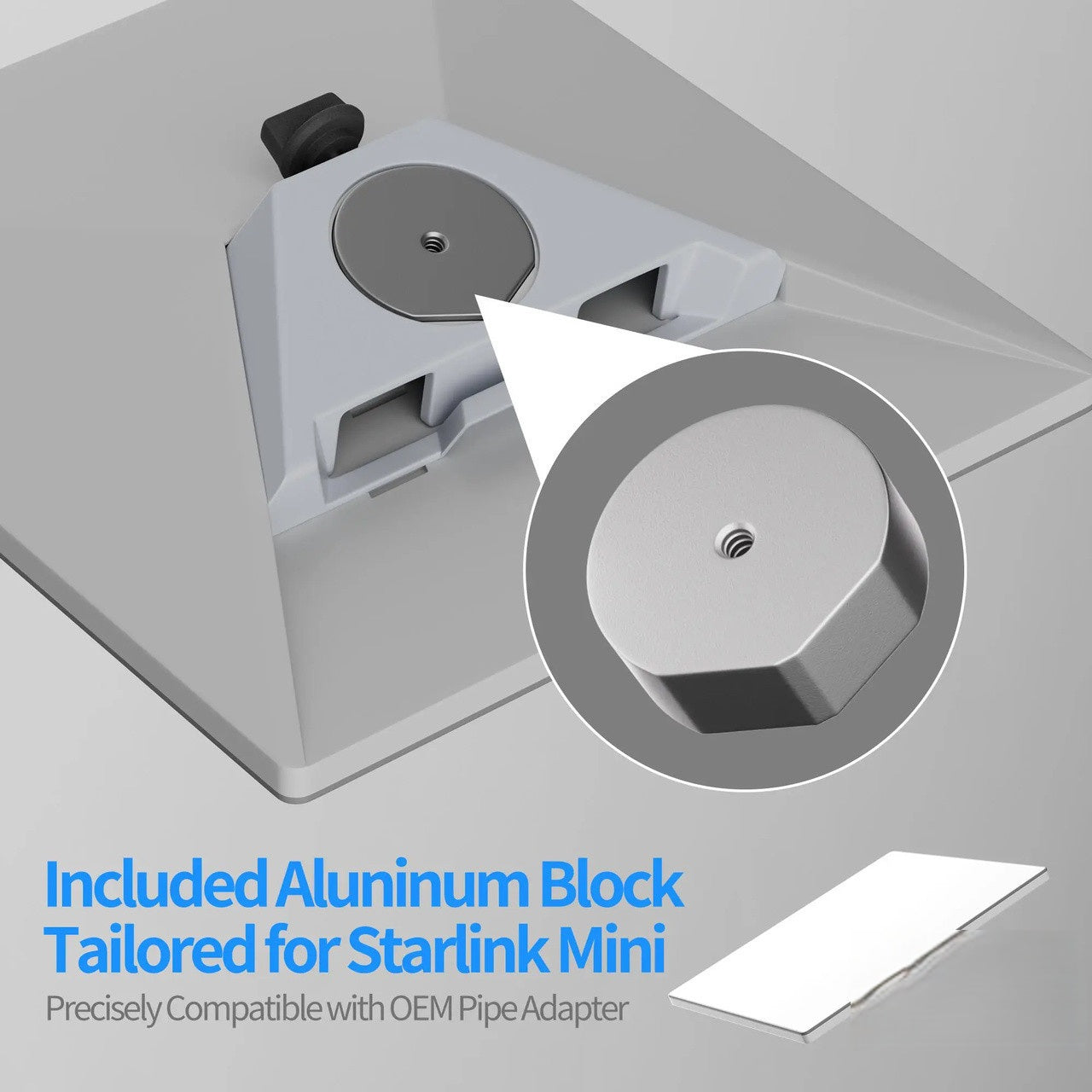 Starlink Mini 18cm Extendable Tripod with Adapter and Pegs