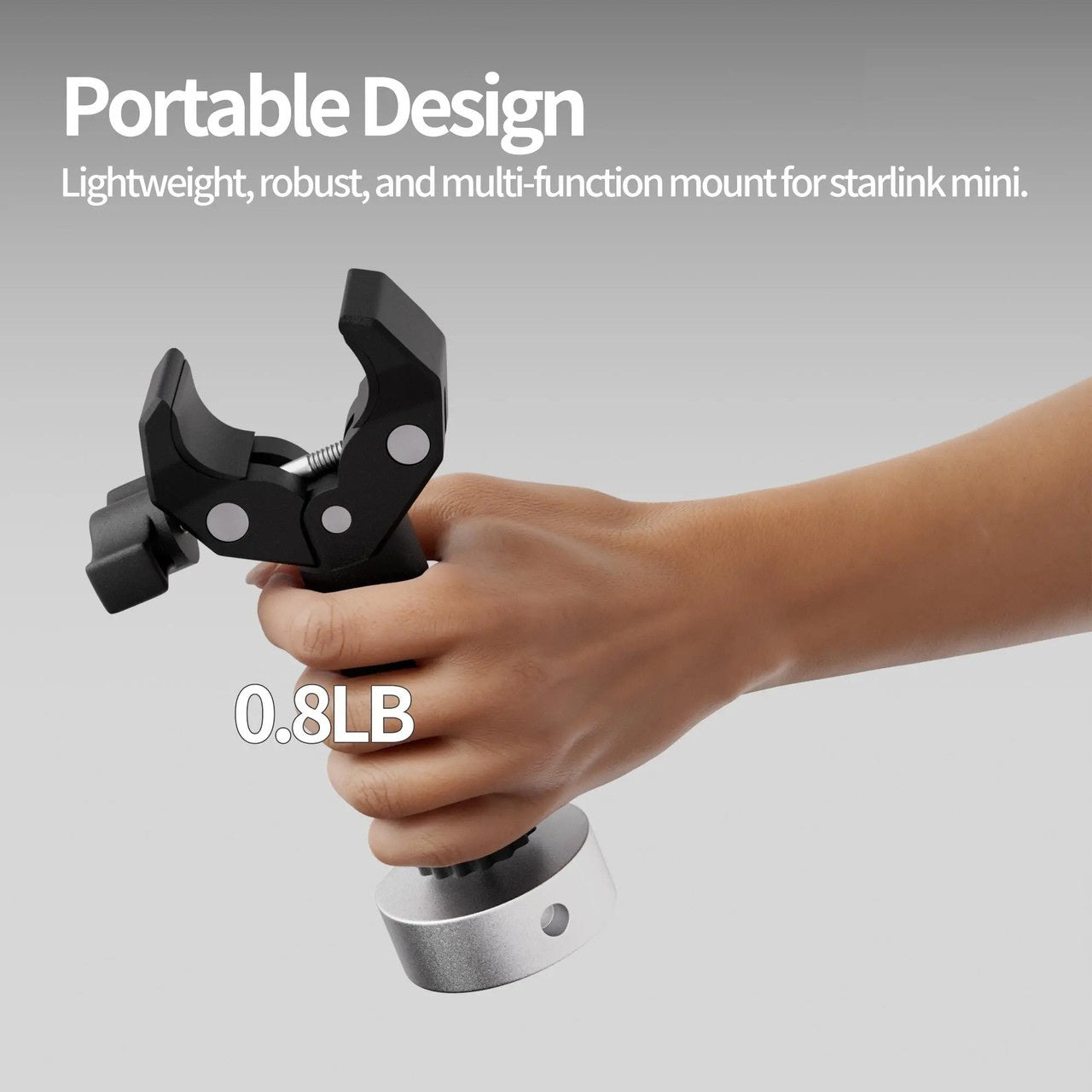 Starlink Mini Clamp Pole Mount