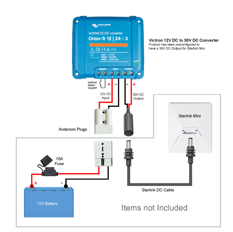 Starlink-Victron-MIni-DC-Power-Converter