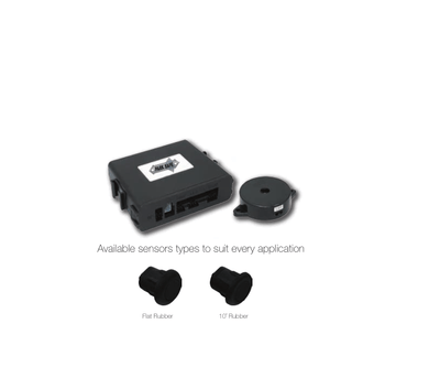 Parksafe 02-50525028(FR16) Rear Parking Sensor Kit, 4.8Mtr Flat Black Rubber Sensors Parksafe