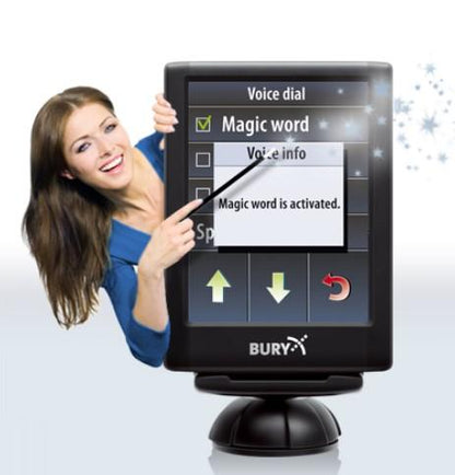 Bury CC9068 Bluetooth Handsfree Carkit with voice control, touch Screen and external speaker Bury