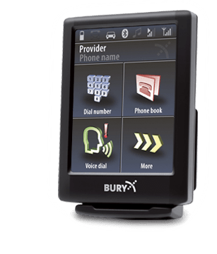 Bury CC9068 Bluetooth Handsfree Carkit with voice control, touch Screen and external speaker Bury