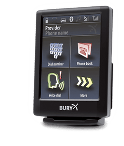 Bury CC9068 Bluetooth Handsfree Carkit with voice control, touch Screen and external speaker Bury