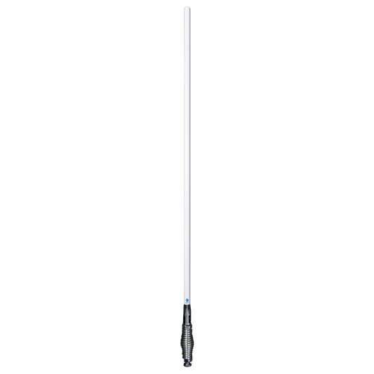 RFI CDR5000-W UHF CB Collinear Antenna - White / Bright Chrome Spring 930mm RFI