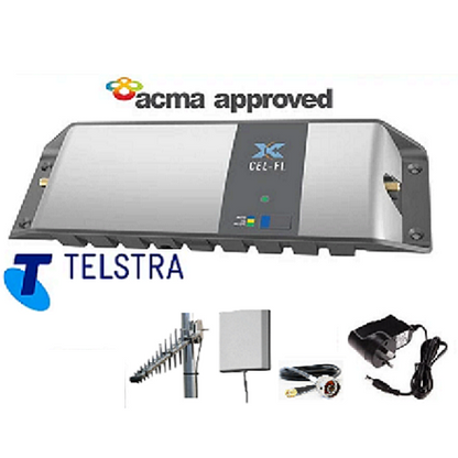 Cel-Fi GO G31-3/5/28S-LPDA-DAS Stationary TELSTRA - 11dBi LPDA7030 | 6dBi DAS 6938-SDP150 Internal Panel Mount Antenna Bundle RFI - PTP DISTRIBUTIONS