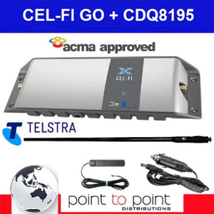 Cel-Fi GO G31-TM-CDQ5-B Telstra 4WD/Trucker Vehicle Pack including 97cm RFI CDQ8195-B (6.5dBi) Antenna RFI - PTP DISTRIBUTIONS