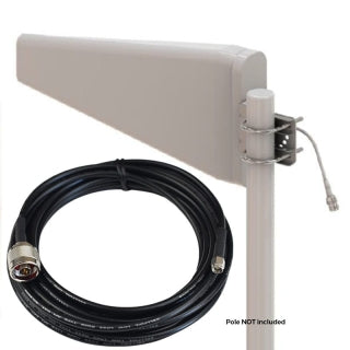 LPDA7040-11-10SMA LTE 11dBi LPDA Directional Enclosed Antenna includes 10m Cable RFI - PTP DISTRIBUTIONS