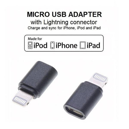 ELKA-LIGHTNING ELKA Micro-USB to Lightning Adapter MFi Approved