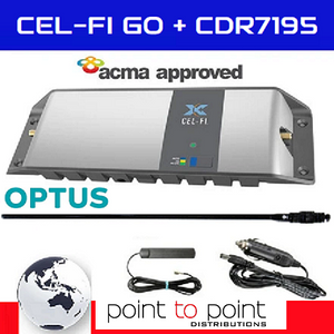 Cel-Fi GO G31-3/8/28MK-CDR-B Optus Vehicle Pack including 93cm RFI CDR7195-B (6.5dBi) Antenna