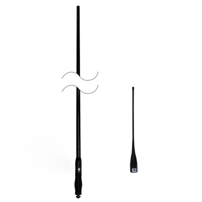 RFI CDQ5000 + CDQ34 Q-Fit City/Country UHF CB Antenna Pack 477 MHz RFI